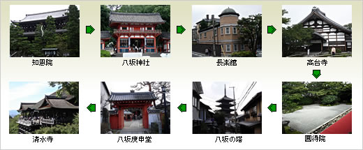 東山 知恩院 清水寺 歩いて回れるコース 京都の観光情報 丸竹夷 京都の寺社仏閣 京都のイベント情報